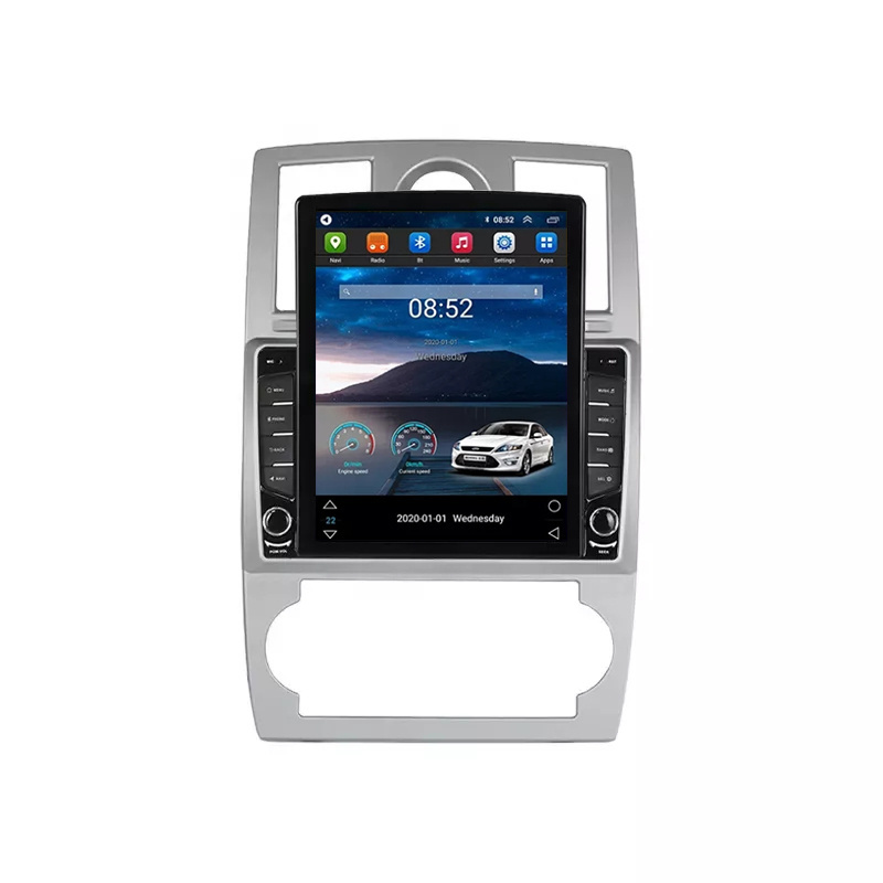 Tesla Android 9 IPS 2.5D screen Car Video For Chrysler 300C 2004-2011 2+32G GPS BT Navigation WIFI Radio AM FM SWC