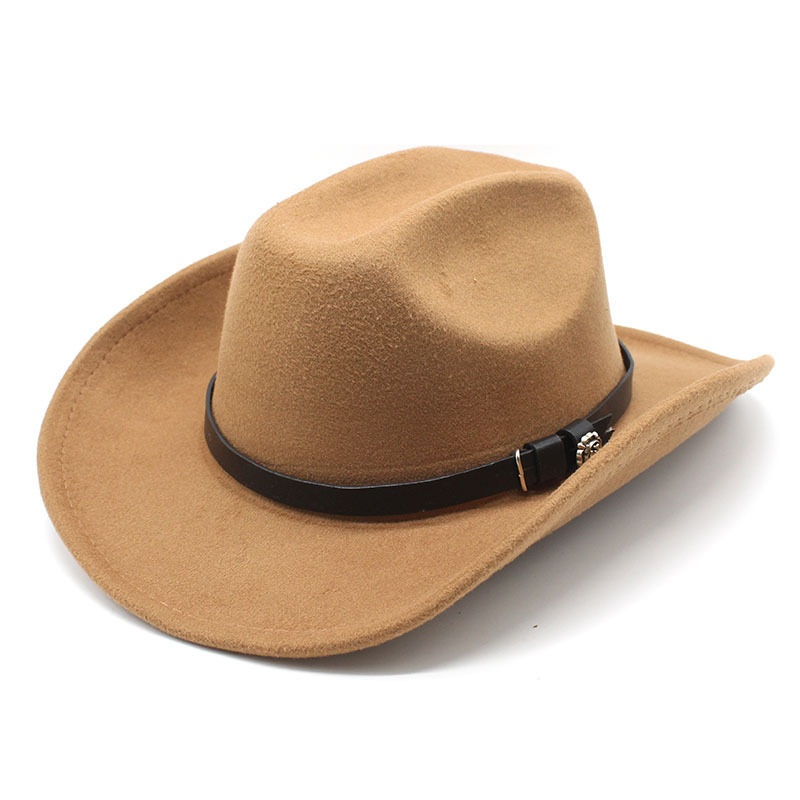 2023 Cowboy Hat for Men Women Classic wide Brim Fedora Cowgirl Hat Western Cowboy Wide Brim Hat High Quality Jazz Cap Wholesale