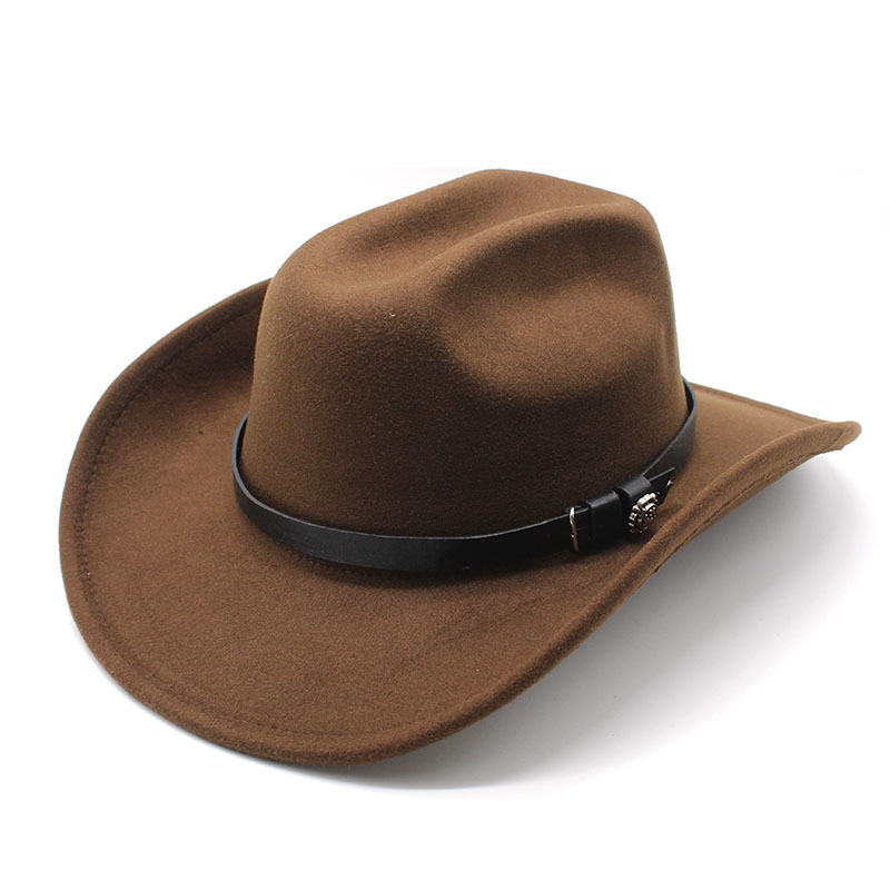 2023 Cowboy Hat for Men Women Classic wide Brim Fedora Cowgirl Hat Western Cowboy Wide Brim Hat High Quality Jazz Cap Wholesale