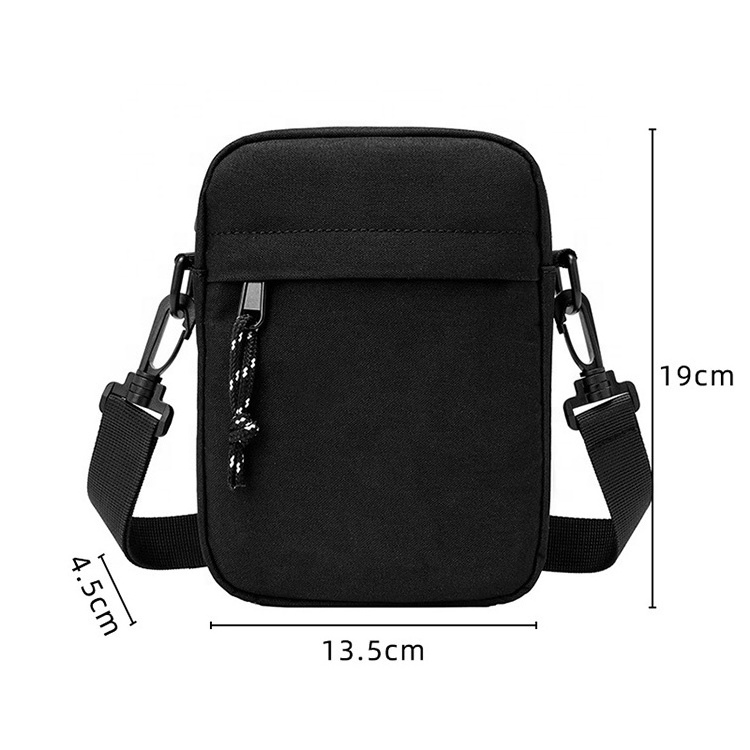 Custom logo crossbody sport cross sling long strip single women man shoulder bag causal large capacity messenger bag for women