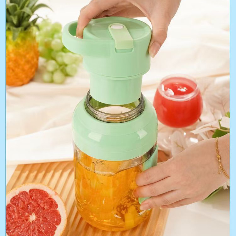 1500ML Portable Mini Electric Blender Juicer Cup 8 Blades Portable Blender for Smoothie Milkshake Juice Baby Food