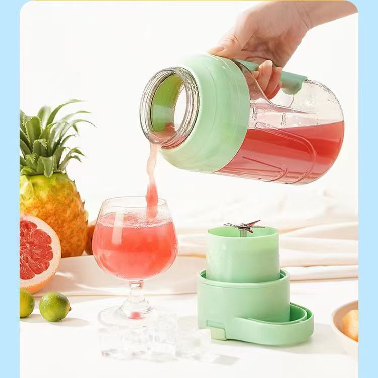 1500ML Portable Mini Electric Blender Juicer Cup 8 Blades Portable Blender for Smoothie Milkshake Juice Baby Food