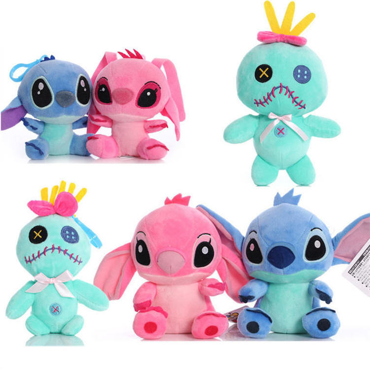 2023 cheap price Wholesale Stitch Plush Toys Stuffed Animals Soft toys key ring plush keychain