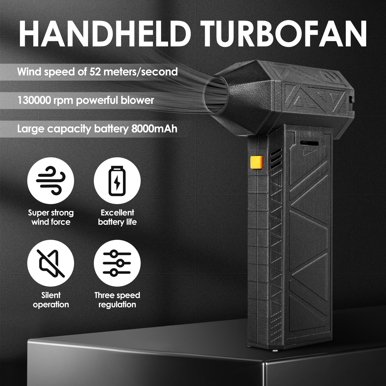 Handheld Turbo Powered Air Blower Super turbo jet violent fan 13000 RPM Portable Mini Jet Blower Fan for All Clean