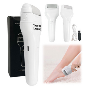 Electric Foot File Rechargeable Waterproof Pedicure Tools Electric Foot Callus Remover for Remove Heels Calluses & Hard Skin