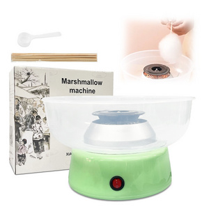 new colorful Portable home use Mini Marshmallow maker large capacity Cotton Candy Machine with Marshmallow Sticks for Kids