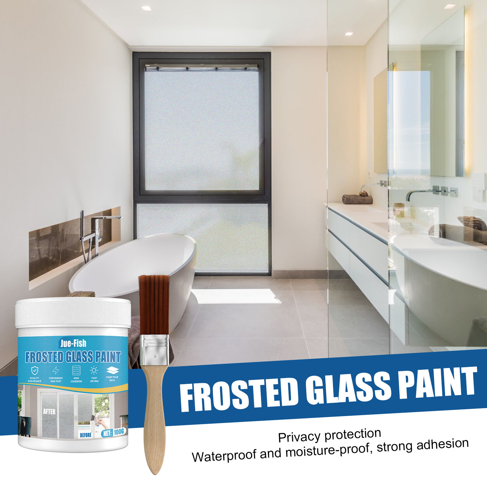 Frosted glass paint for window shading frosted glass paint for mist finish glass paint hazy frosted