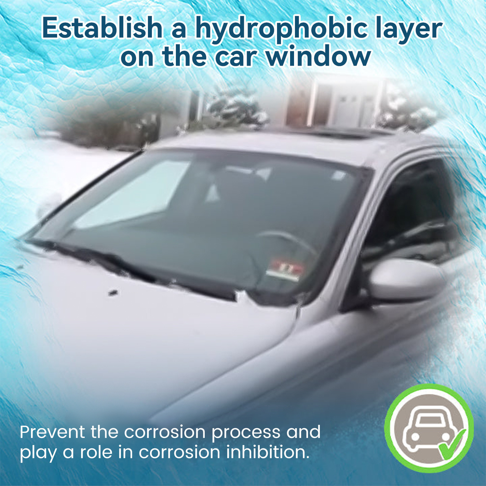 Rayhong Snow Remover Special glass deicing and melting agent for car Windows is easy to use to prevent icing and frost