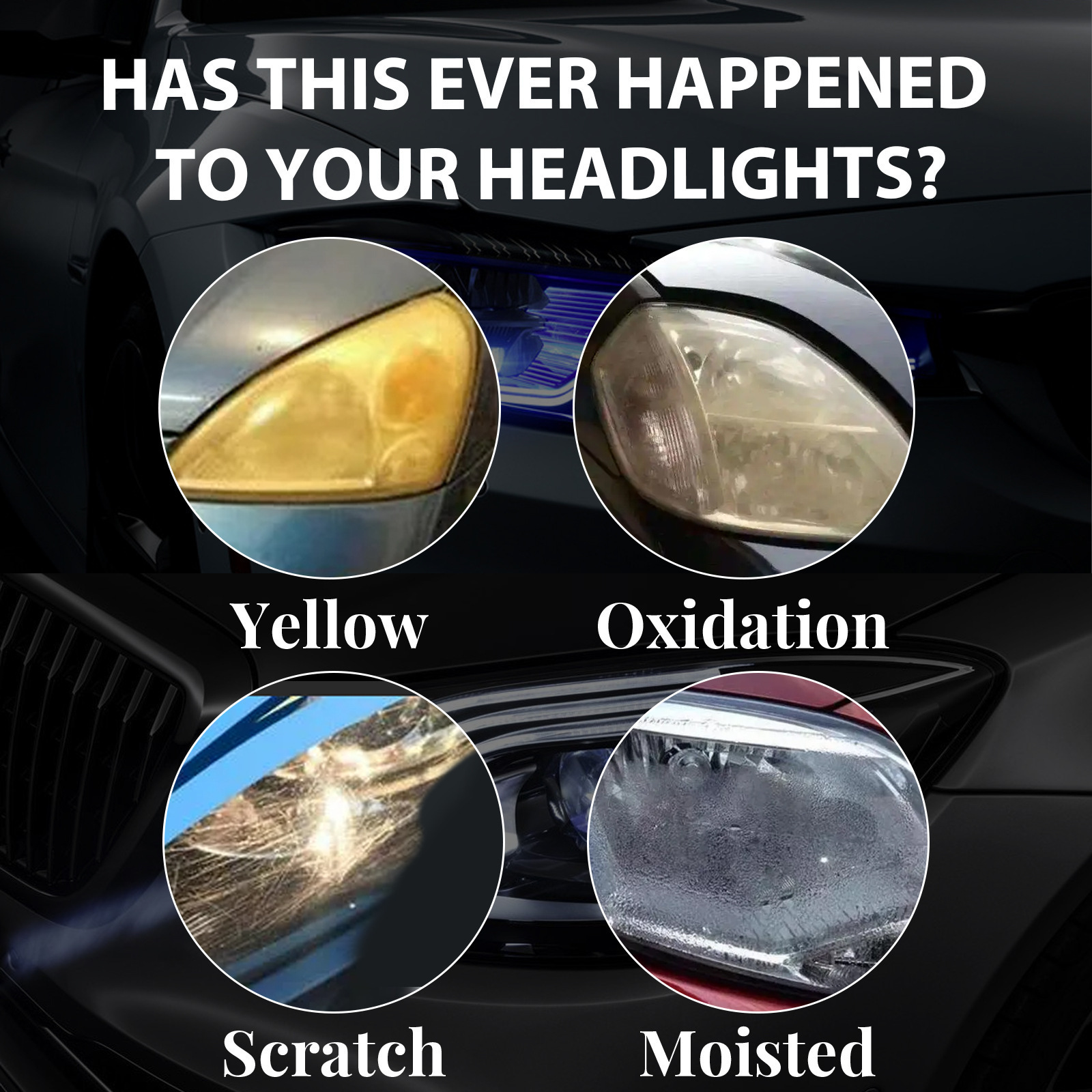 Car headlight scratch repair spray/headlight refurbishment agent/headlight crystal-plated car light repair