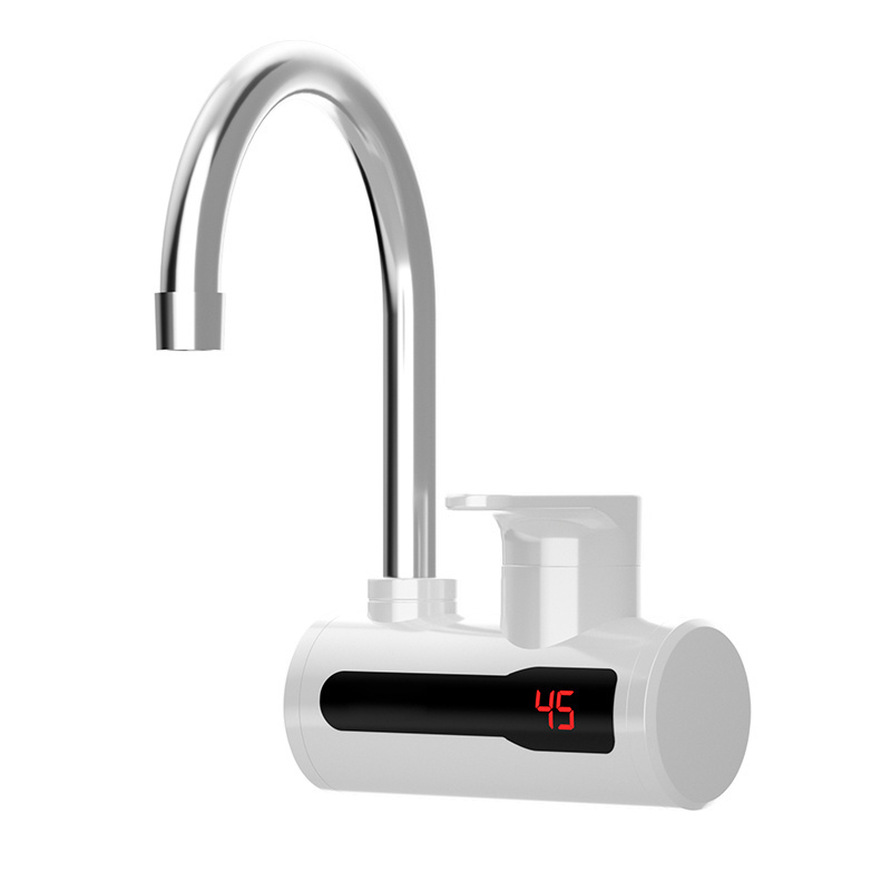 Hot Selling 3S Instant Tankless Hot Water Heater Fast Heating Tap Electric Faucet Water Kitchen Faucets with LED Digital Display