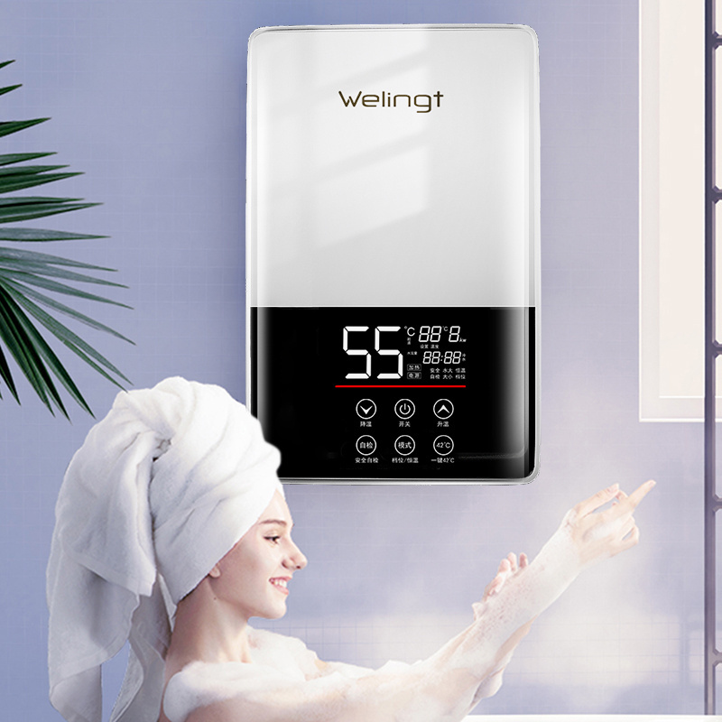 2022 Clage Calentador Agua Low Watt Power Italy Portable Geyser Mini Hot Shower Tankless Gyeser Instant Electric Water Heater