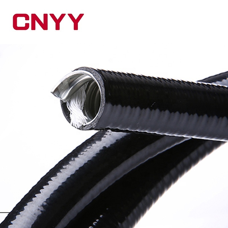 CNYY-JSP-16 inch Plastic coated metal flexible pipe PVC coated galvanized metal corrugated conduit