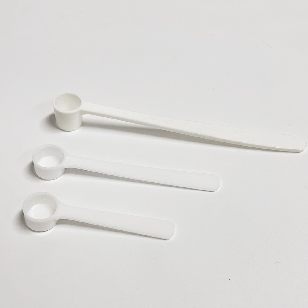 7.5g 15ml 10ml 20ml 25ml 12.5g 30ml 40ml 50ml 60ml reusable measuring plastic spoons scoops for powder