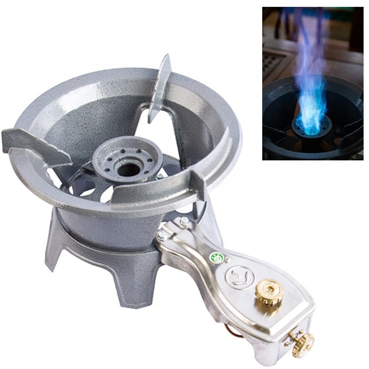 Big fire gas stove cast iron high pressure cooker for restaurant hotel and camping gas cooker