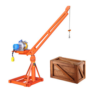 1 ton 2 ton 3 ton workshop simple frame adjustable portable small mini mobile gantry crane high quality