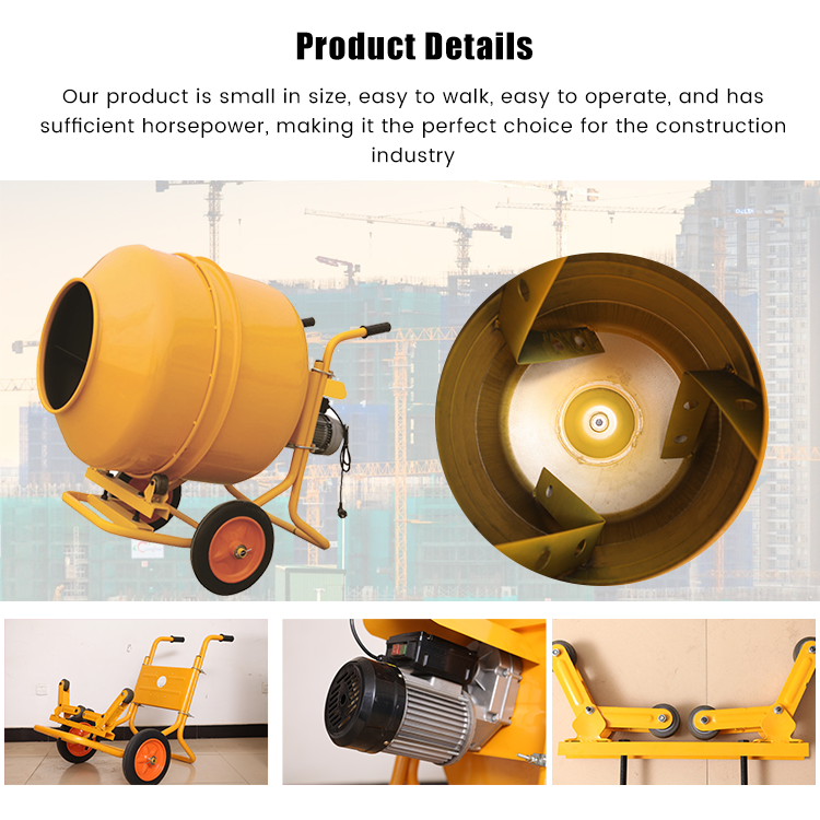 Good quality trailer concrete pump diesel concrete mixer with pump in India price