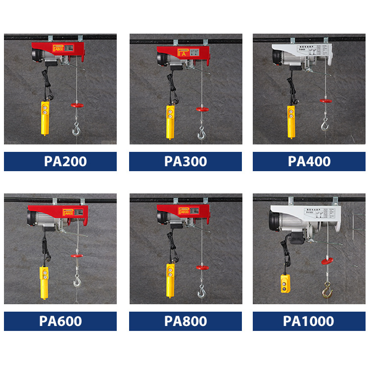 Electric Mini Motor And Medium-sized Gantry 200kg Small Portable Crane With 220v Hoist