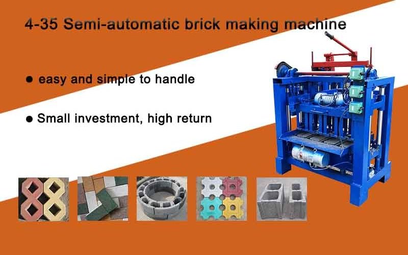 fly ash dirt cinder brick small cheap block making machines for home business maquina bloquera ponedora