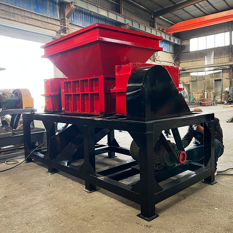 Heavy Duty Industrial Automatic Waste Tire Scrap Car Machines Waste Tire Shredding machine