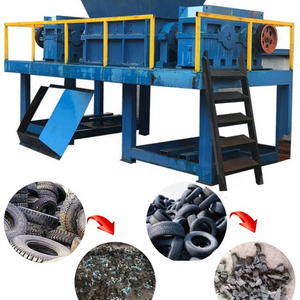 Heavy Duty Industrial Automatic Waste Tire Scrap Car Machines Waste Tire Shredding machine