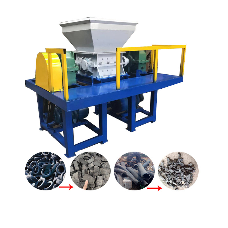 sale price mobile scrap car used tyre recycling equipment tile rubber crusher trade tire shredder