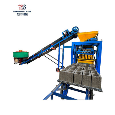 QT4-26 Semi automatic brick making machine price of hollow block machine in the philippines cement blocks in ghana