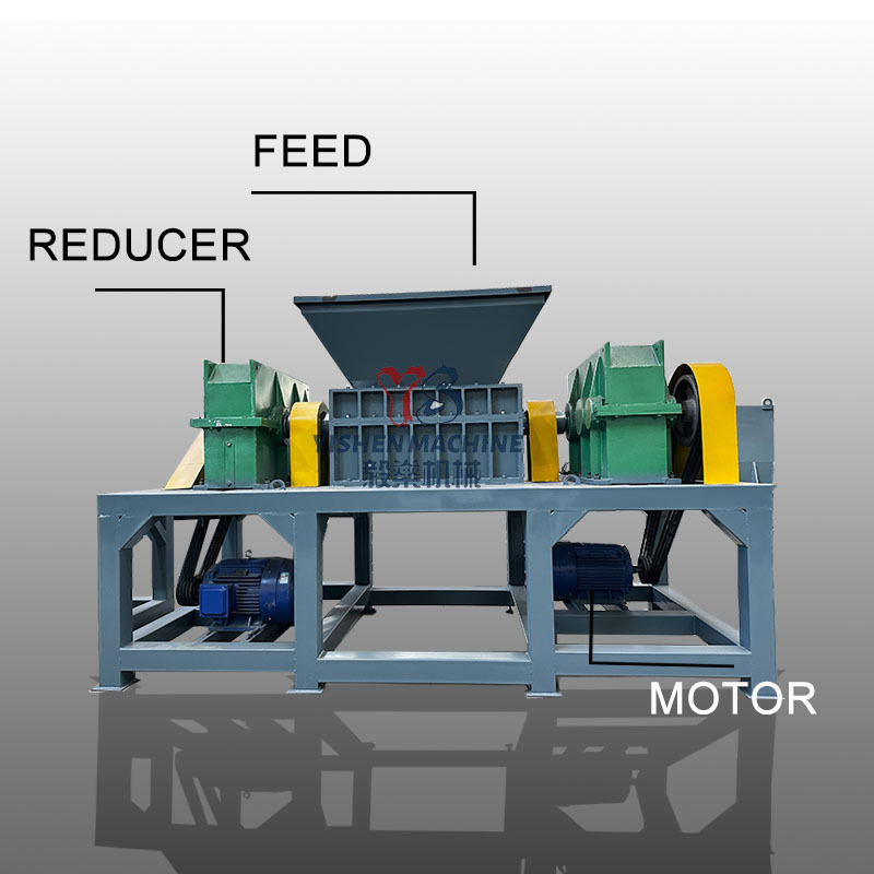 High Quality Rubber Crumb Tire Shredders Equipment Scrap Recycle Tire Shredding Machine