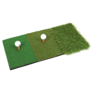 Portable Golf Training Mat Golf Swing Golf Hitting Mat Long Short Grass Practice Mat