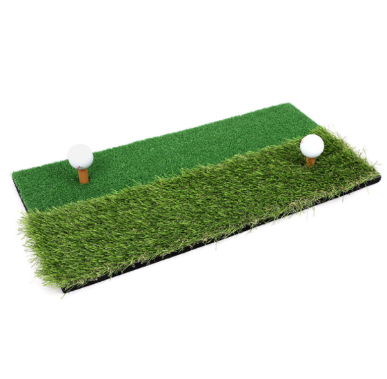 Portable Golf Training Mat Golf Swing Golf Hitting Mat Long Short Grass Practice Mat