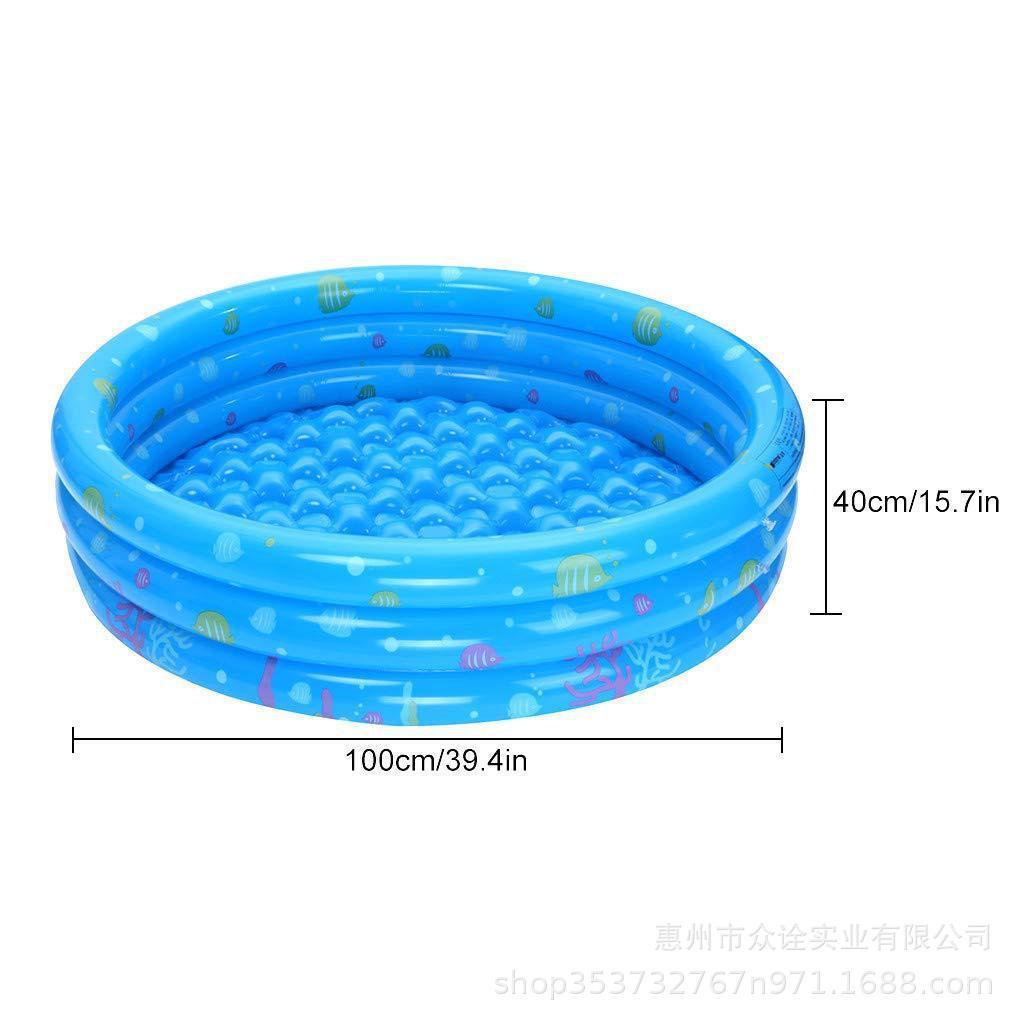 Outdoor PVC Three Floor Printing Watermelon kids Inflatable Round Swimming Pool