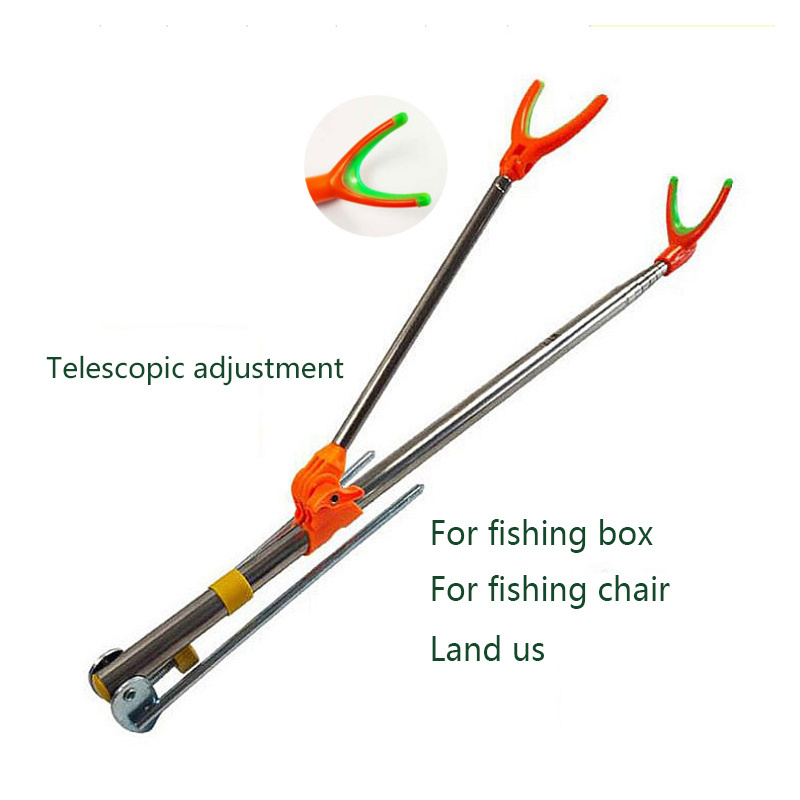 Fishing Accessories Outdoor Durable Stainless Steel Telescopic Fishing Rod Holders