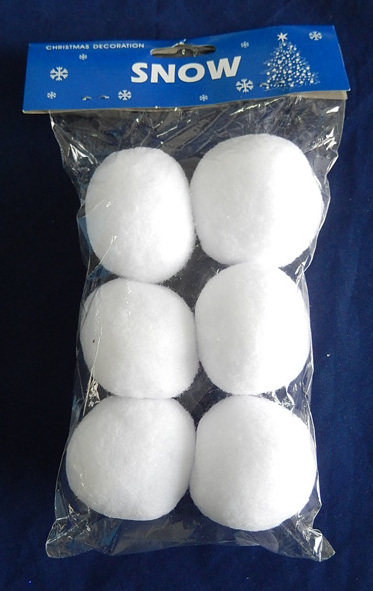 New products custom artificial wedding decoration white soft snowball for sale