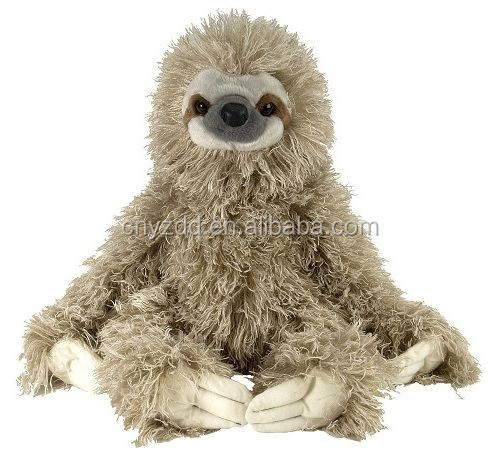 Free shipping new three toed sloth plush toys as children gifts hanging sloth plush animal soft toys