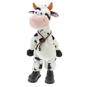 Singing and Dancing Toy Shaking Head musical plush cow toy