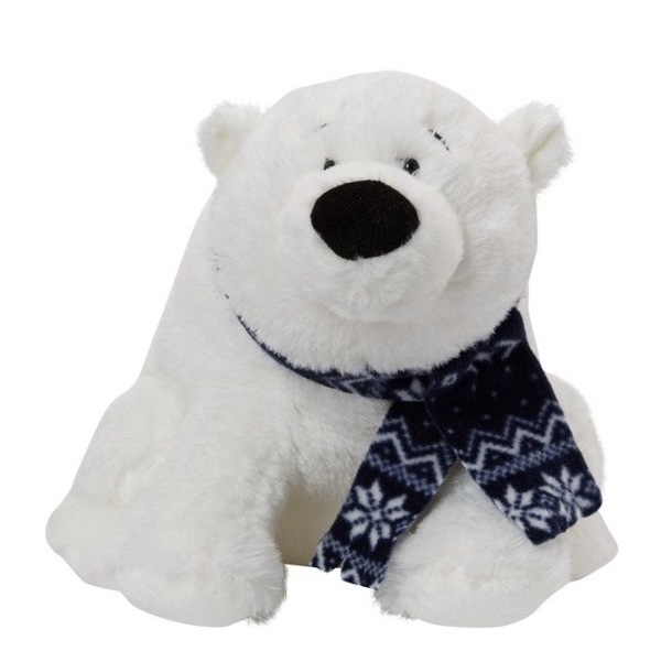 Strong Custom Aurora World Icy Bear Plush Polar Bears With Scarf Stuffed Toy