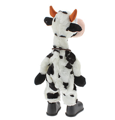 Singing and Dancing Toy Shaking Head musical plush cow toy