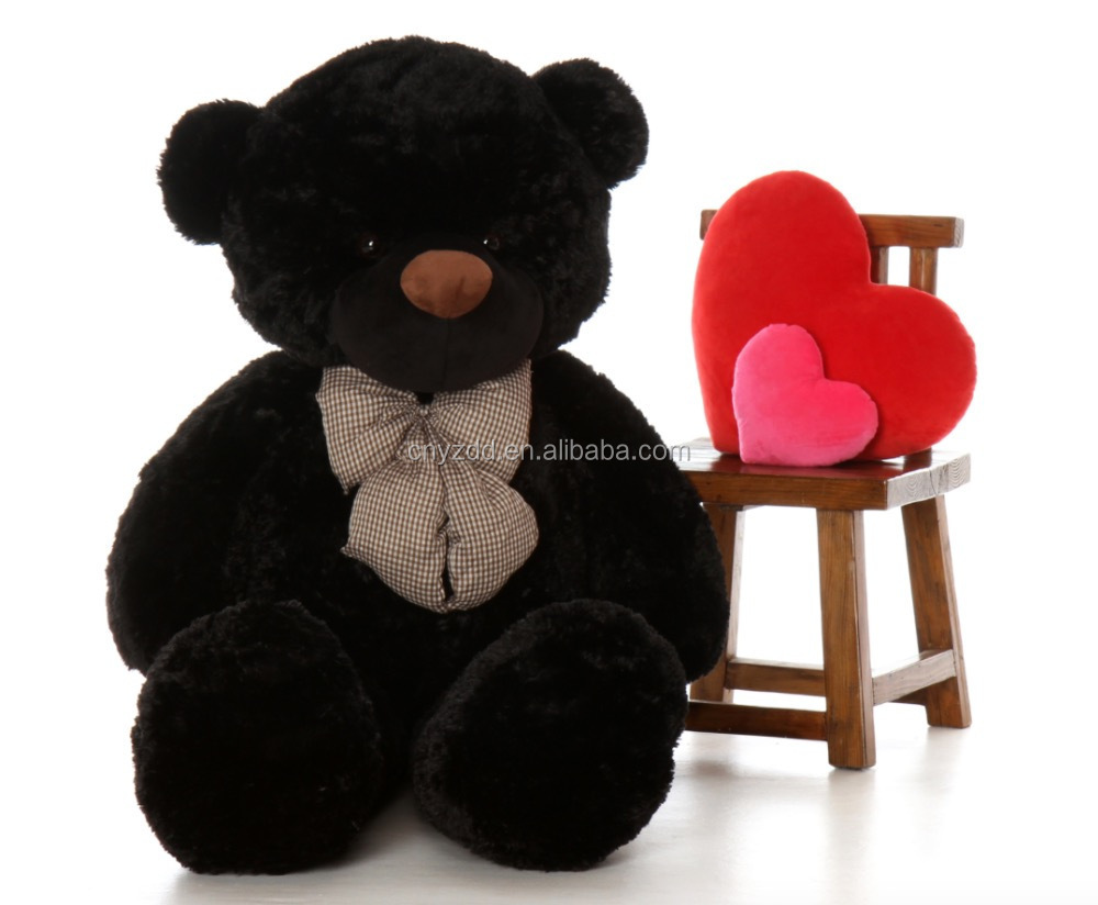 Big Bear BLACK PLUSH TEDDY BEAR 60IN - Giant Teddy Bear