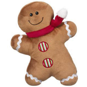 Large Size 45 CM Gingerbread Man Stuffed Plush Dog Toys Big Head Stuffed handmade christmas toys gingerbread