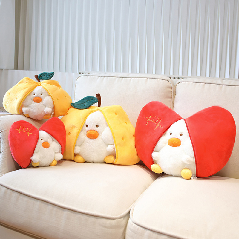 Soft Toy Duck Plush Toys Little Yellow Duck Soft Dolls pear Ducks