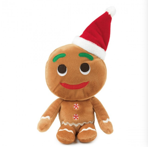 Large Size 45 CM Gingerbread Man Stuffed Plush Dog Toys Big Head Stuffed handmade christmas toys gingerbread