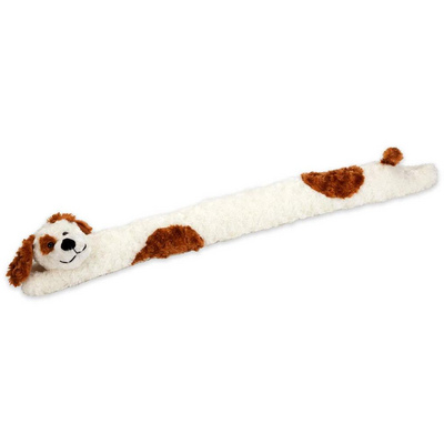 Plush Doggie Door Draft Stopper - Door and Windrow Breeze Guard - Keep Heat in and Cold Out decorative door draft stopper