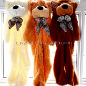 Giant teddy bear skins/unstuffed plush animal skins/ unstuffed bear skins