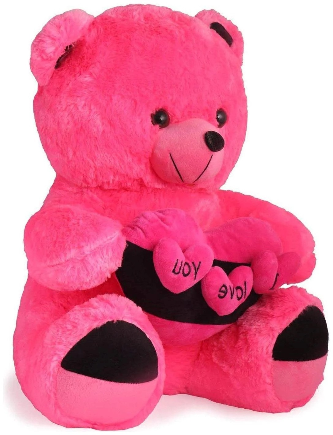 20cm 30cm 40 cm 60cm Cute Pink ( I Love You ) valentine gift plush Teddy Bear Cute pink red Teddy Bear with I Love You Heart