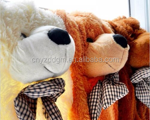 Giant teddy bear skins/unstuffed plush animal skins/ unstuffed bear skins