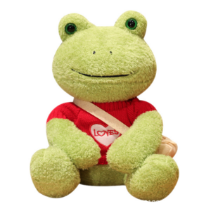 Smile Frog Plush toy Personalized Baby Stuffed Animals Plush Frog Soft Toys Custom Big Frog Plush Doll