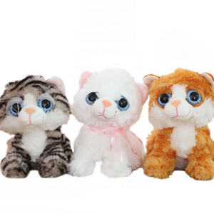 promotion plush big eyes cat toys stuffed cat toys