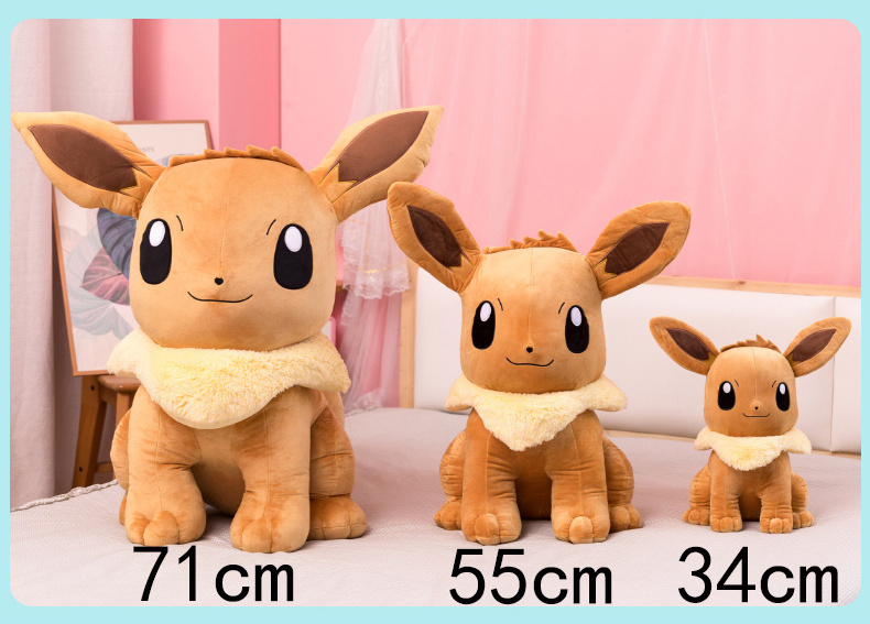 Poke-mon Stuffed Pikachu Keychain Doll Type Anime Baby Selling Wholesale Soft Toys Bulbasaur Squirtle Charmander Kawaii plushie