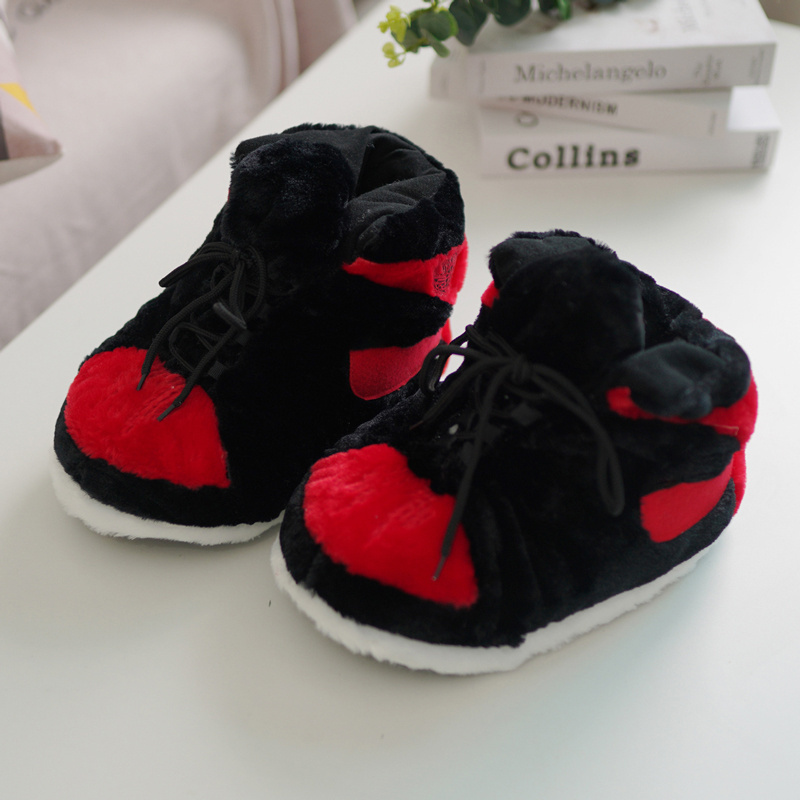 Custom Winter Yezzy Sneaker- Slipper Plush Women's Fuzzy Warm Sneaker Slipper One Size Fits All