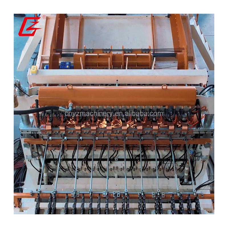 YZ 5-12mm Ribs Reinforcing Rebar Cold Rolled Deformed Steel Bar Welded Wire Mesh Making Machine