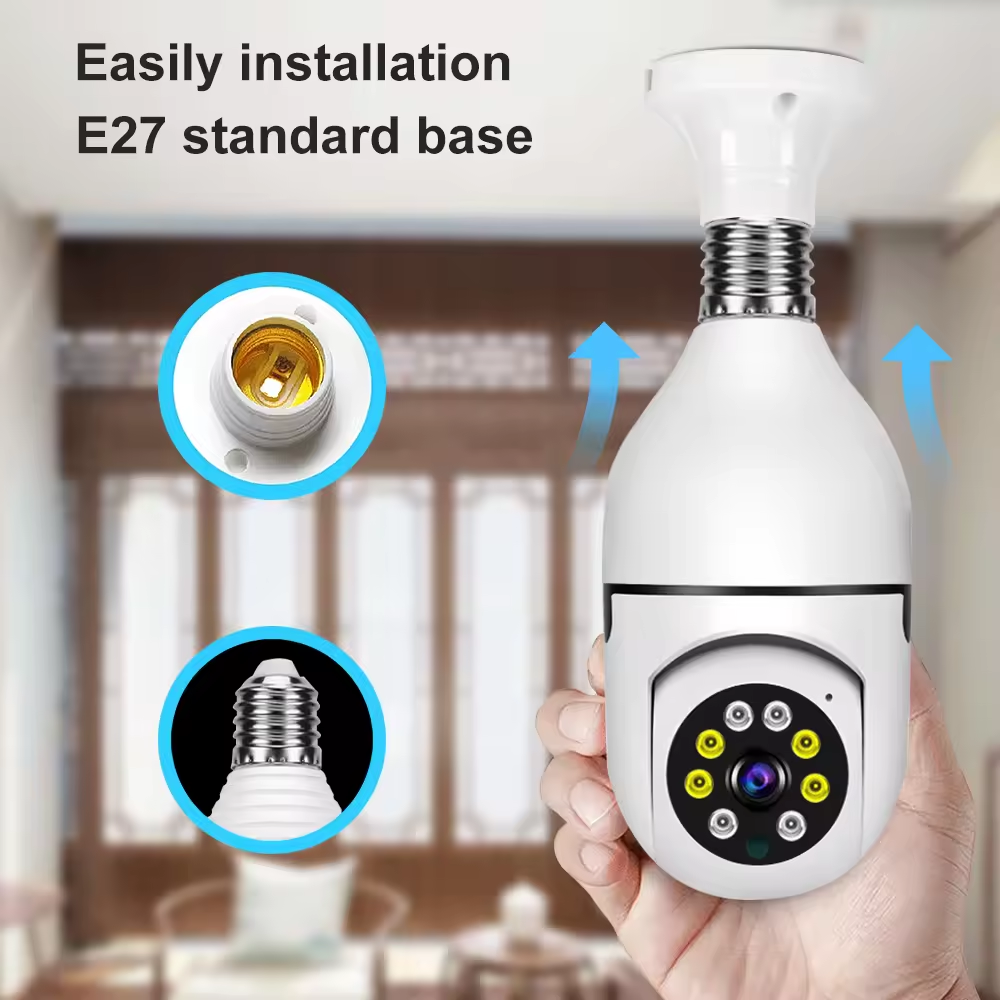 IP Cloud Camera KW-200 Day Night Vision CCTV Security Camera Cheapest 1080P HD Lights WIFI Power Sensor Storage Zoom Card